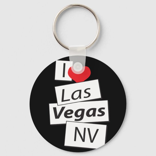 I Kärlek Las Vegas NV Nyckelring (Framsida)