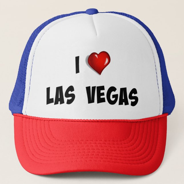 I Kärlek Las Vegas Truckerkeps (Framsida)