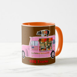 I Kärlek Lastbilar (BBQ lastbilar) Mugg