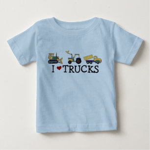 I Kärlek Lastbilar T-tröjor och presenter T Shirt