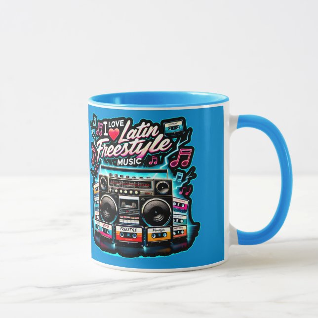 I Kärlek Latin Freestyle Music Mugg (Höger)