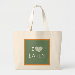 I Kärlek Latin Jumbo Tygkasse