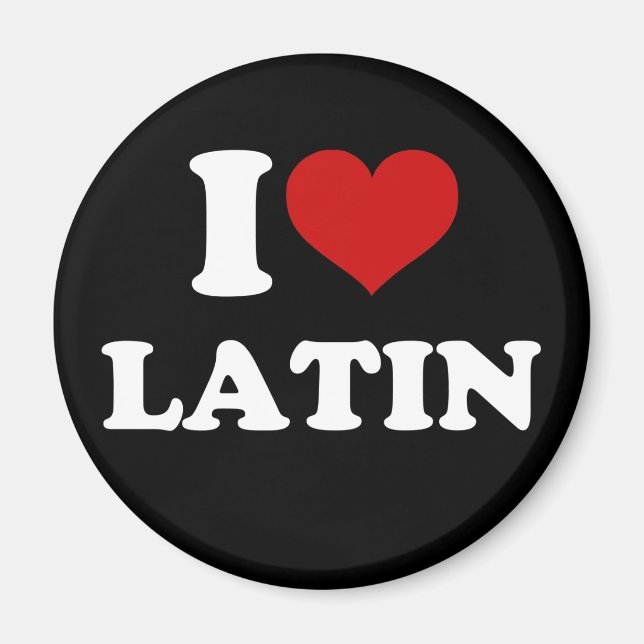 I Kärlek Latin Magnet (Framsidan)