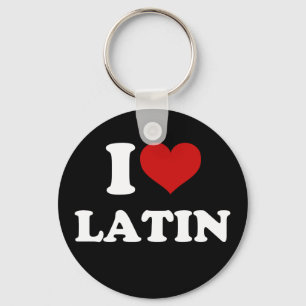 I Kärlek Latin Nyckelring