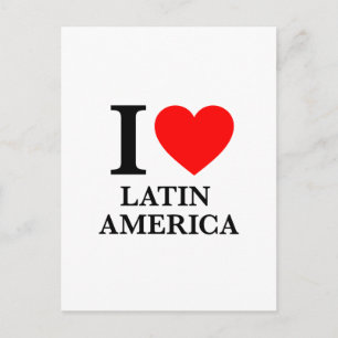 I Kärlek Latinamerika Vykort