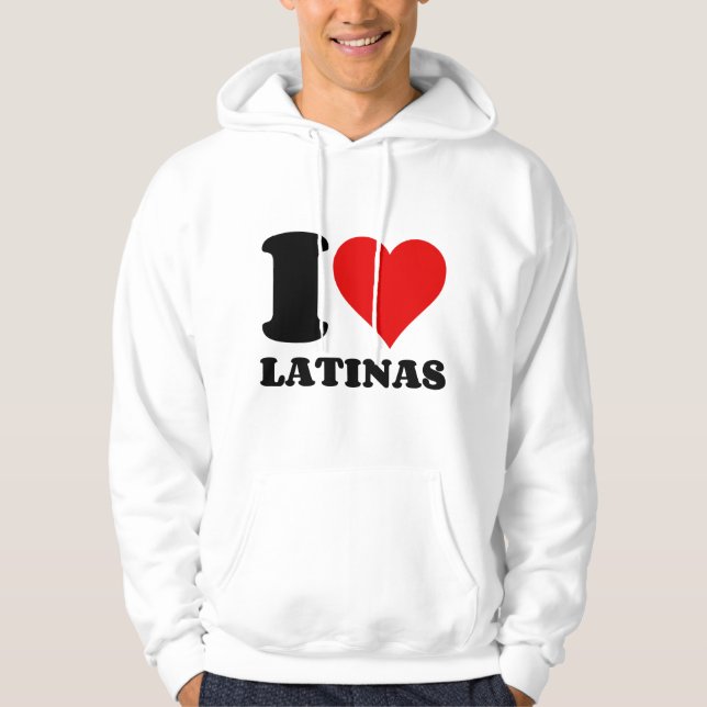 I KÄRLEK LATINAS HOODIE (Framsida)