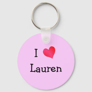 I Kärlek Lauren Nyckelring