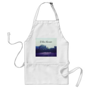 I Kärlek Lavender Cooking and Baking Apron Förkläde