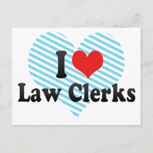 I Kärlek Law Clerks Vykort