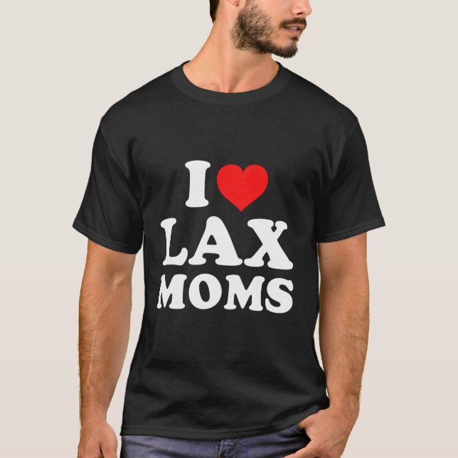 I Kärlek Lax Mammor T Shirt (Framsida)