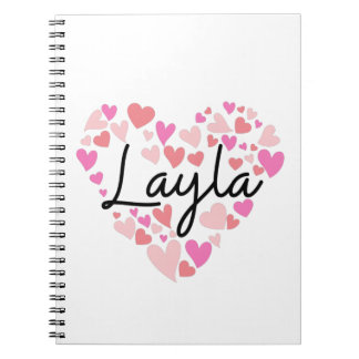 I kärlek Layla Anteckningsbok