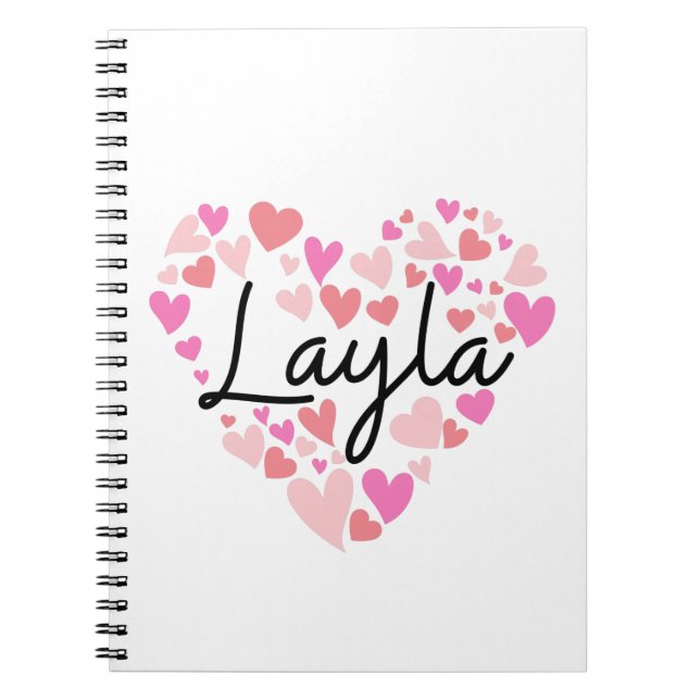 I kärlek Layla Anteckningsbok (Framsidan)