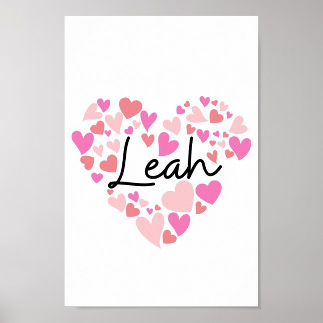 I kärlek Leah Poster (Framsidan)