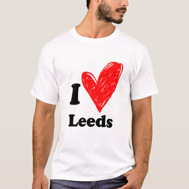 I kärlek Leeds T-Shirt (Framsida)