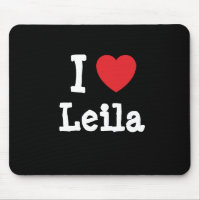 I kärlek Leila hjärta T-Shirt