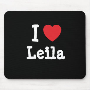 I kärlek Leila hjärta T-Shirt Musmatta
