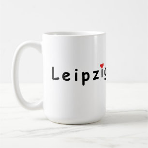 I kärlek Leipzig Kaffemugg