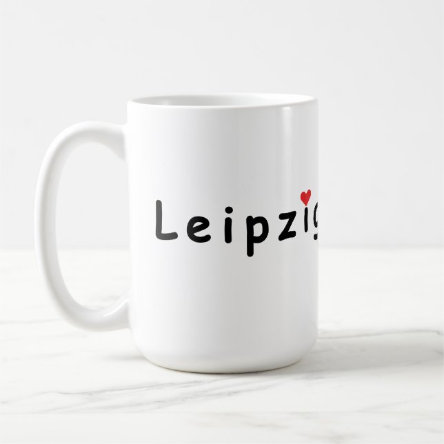I kärlek Leipzig Kaffemugg (Vänster)