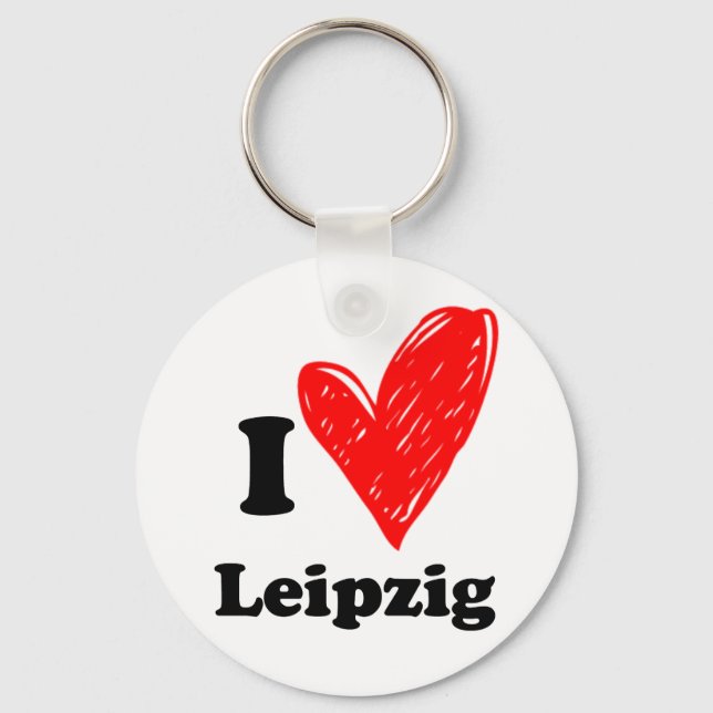 I kärlek Leipzig Nyckelring (Framsida)