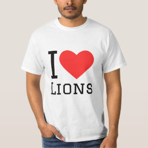I KÄRLEK LEJON T SHIRT