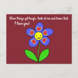 I kärlek leker du färglös utskrift vykort