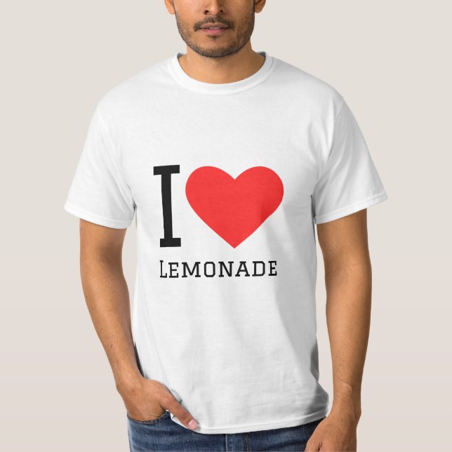 I kärlek lemonade t shirt (Framsida)