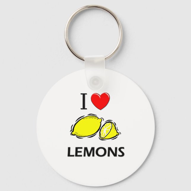 I Kärlek Lemons Nyckelring (Framsida)