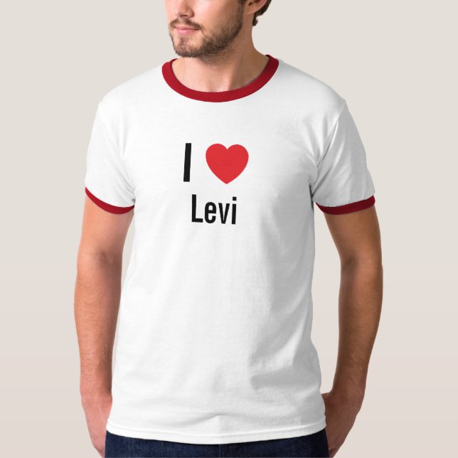 I kärlek Levi T Shirt (Framsida)