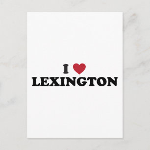 I Kärlek Lexington Kentucky Vykort