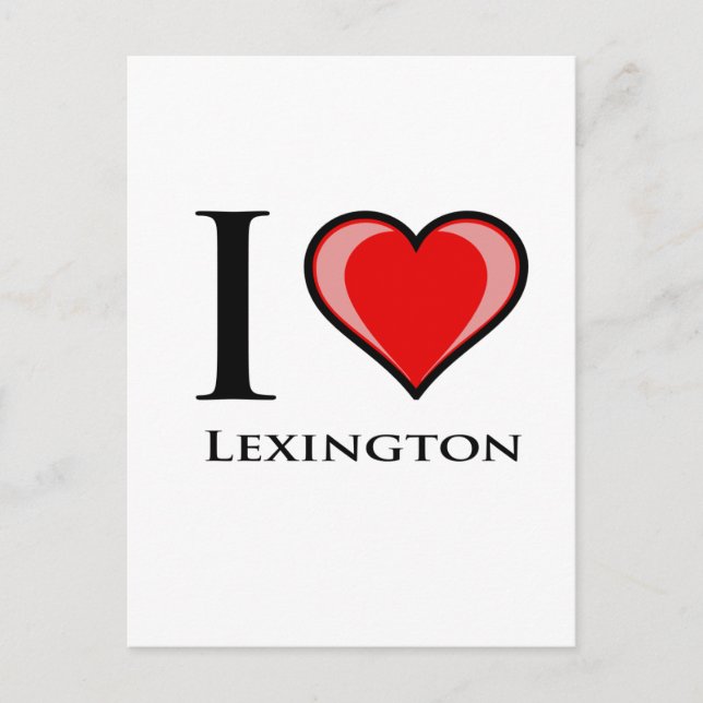 I Kärlek Lexington Vykort (Framsida)