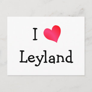 I Kärlek Leyland Vykort