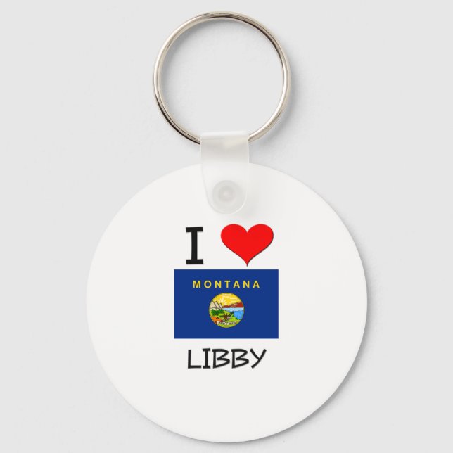 I Kärlek Libby Montana Nyckelring (Framsida)
