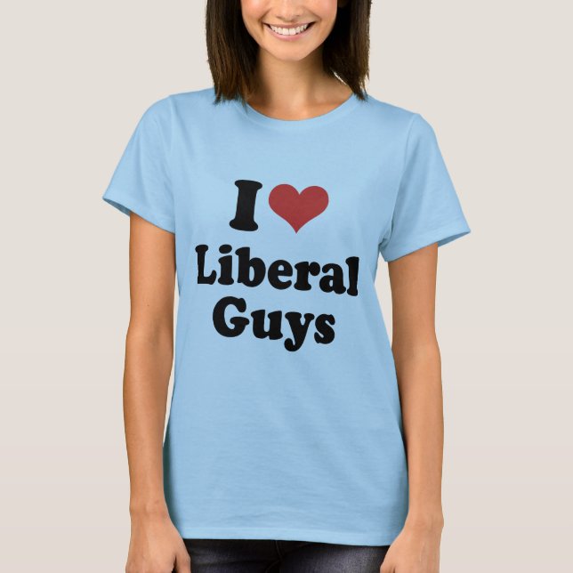 I KÄRLEK LIBERAL GUYS - .png Tröja (Framsida)