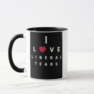 I Kärlek Liberal Tårar kaffe mugg 11oz