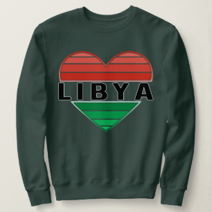 I Kärlek Libyen, Libyen, libyskt hjärta T Shirt