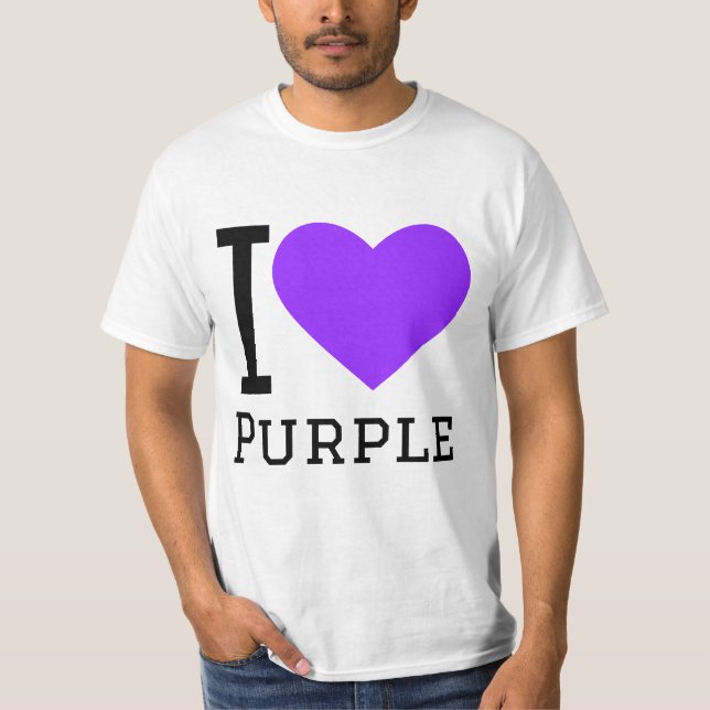 I KÄRLEK LILA T SHIRT (Framsida)