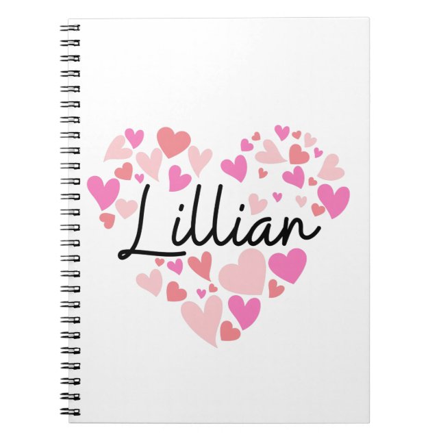 I kärlek Lillian Anteckningsbok (Framsidan)