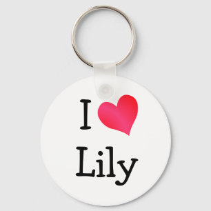 I Kärlek Lily Nyckelring