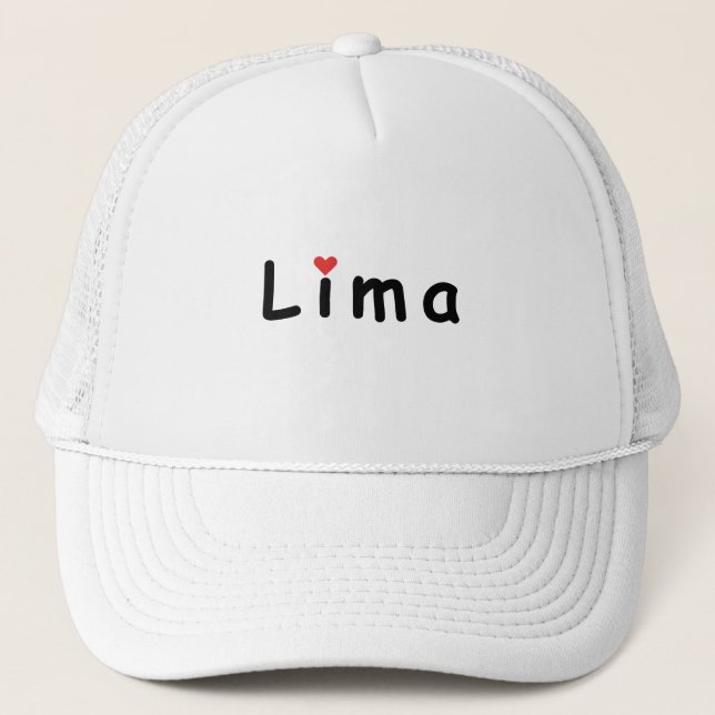 I kärlek Lima Peru Keps (Framsida)
