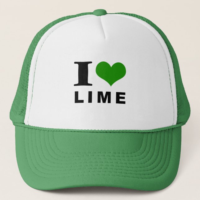 I kärlek lime keps (Framsida)