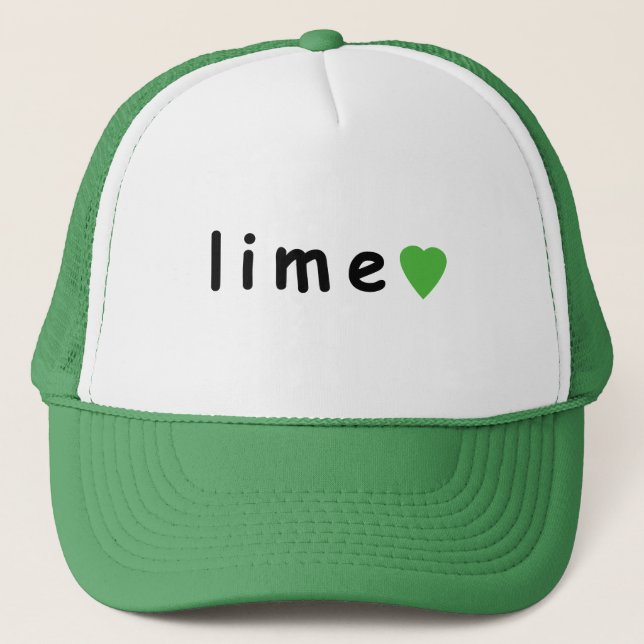 I kärlek lime keps (Framsida)