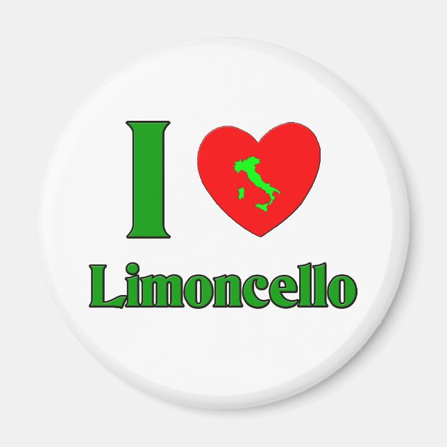 I Kärlek Limoncello Magnet (Framsidan)