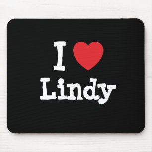 I kärlek Lindy hjärta T-Shirt Musmatta