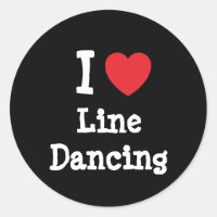 I kärlek Line Dancing anpassningsbar personlig