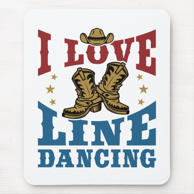 I Kärlek Line Dancing Musmatta (Framsidan)