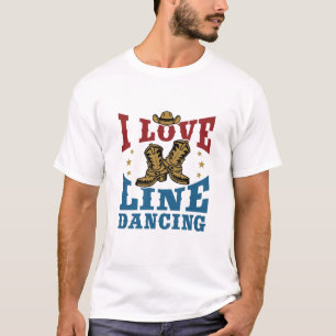 I Kärlek Line Dancing T Shirt
