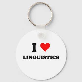 I Kärlek Linguistics Nyckelring