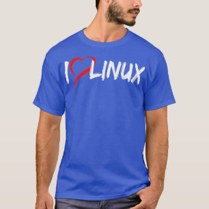 I Kärlek Linu med Heart T Penguin Tu Open Os Shirt