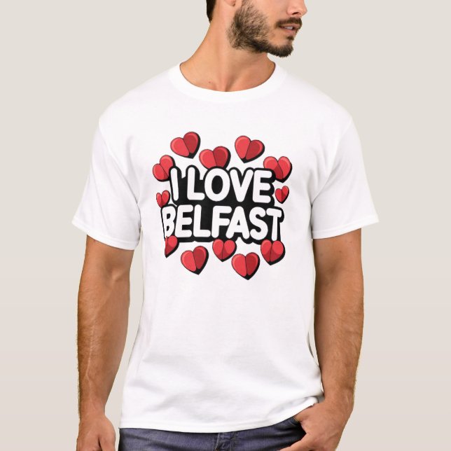 I kärlek lisbon t shirt (Framsida)