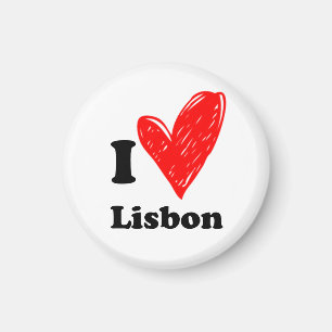 I kärlek Lissabon Magnet